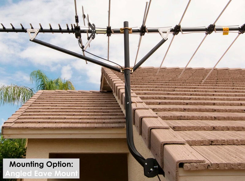 Channel Master Universal Antenna - Sturdy Steel Adjustable Mount for Secure TV Antenna Installation, 1.5" Pole Diameter, Extends from 24"- 44", Weather-Resistant, 7" Wall Clearance - Image 1